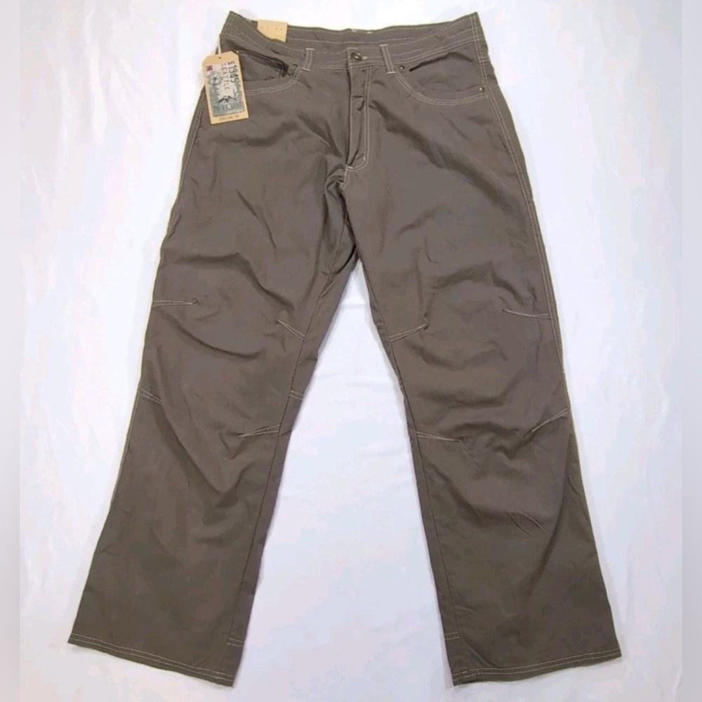 New Pacific Trail Pants Men’s Size 36/30 Green Cotton Nylon Hiking  5 Pocket NWT